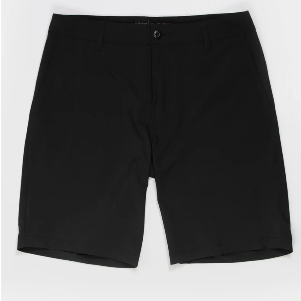RSQ Men's Charcoal Flat Front Shorts